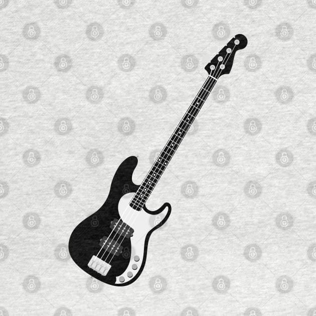 Black Bass Guitar by EverGreene